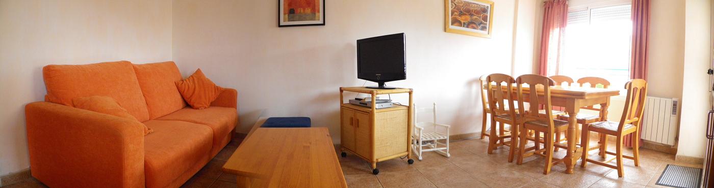 playa de oliva – salon apartamento aguamarina