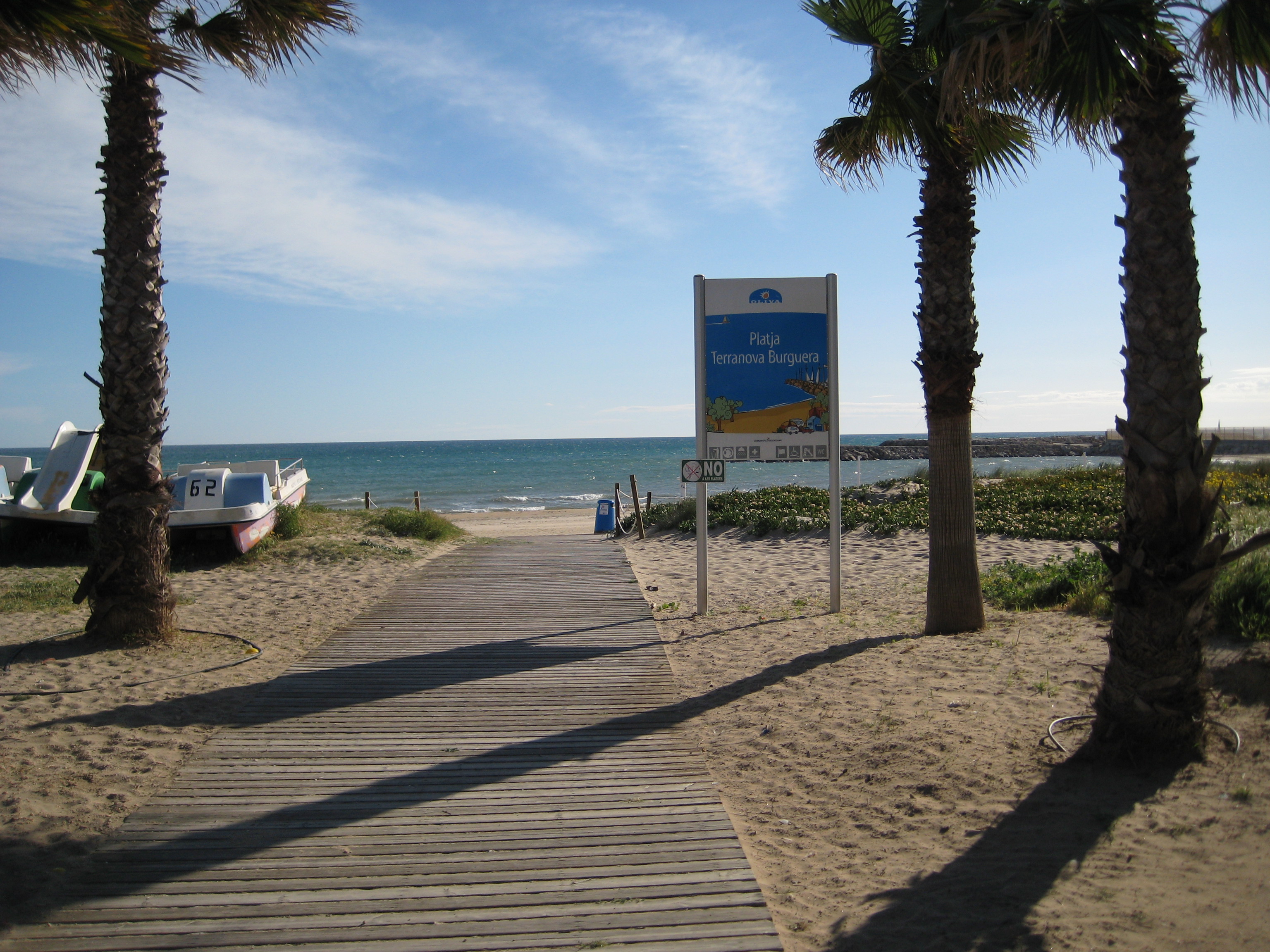 playa de oliva – acceso playa chalet kiko puerto oliva