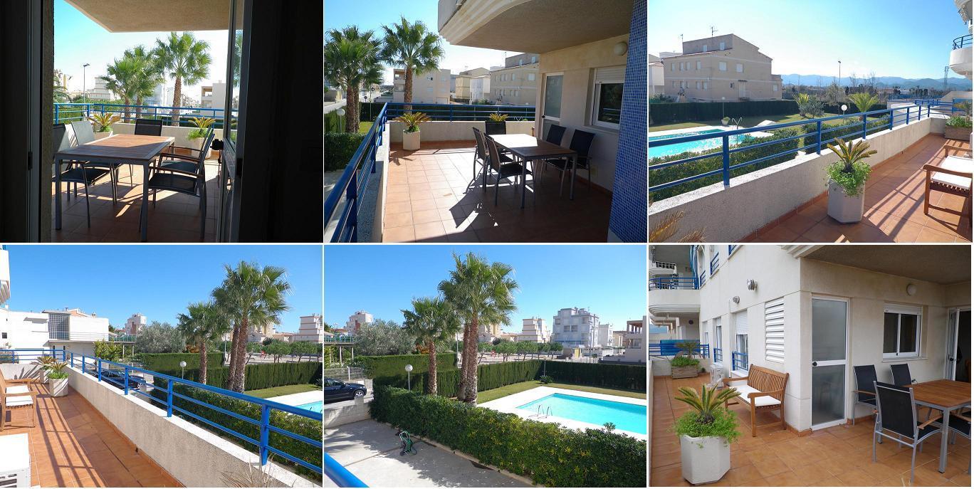 playa de oliva – terraza apartamento aguamarina park1